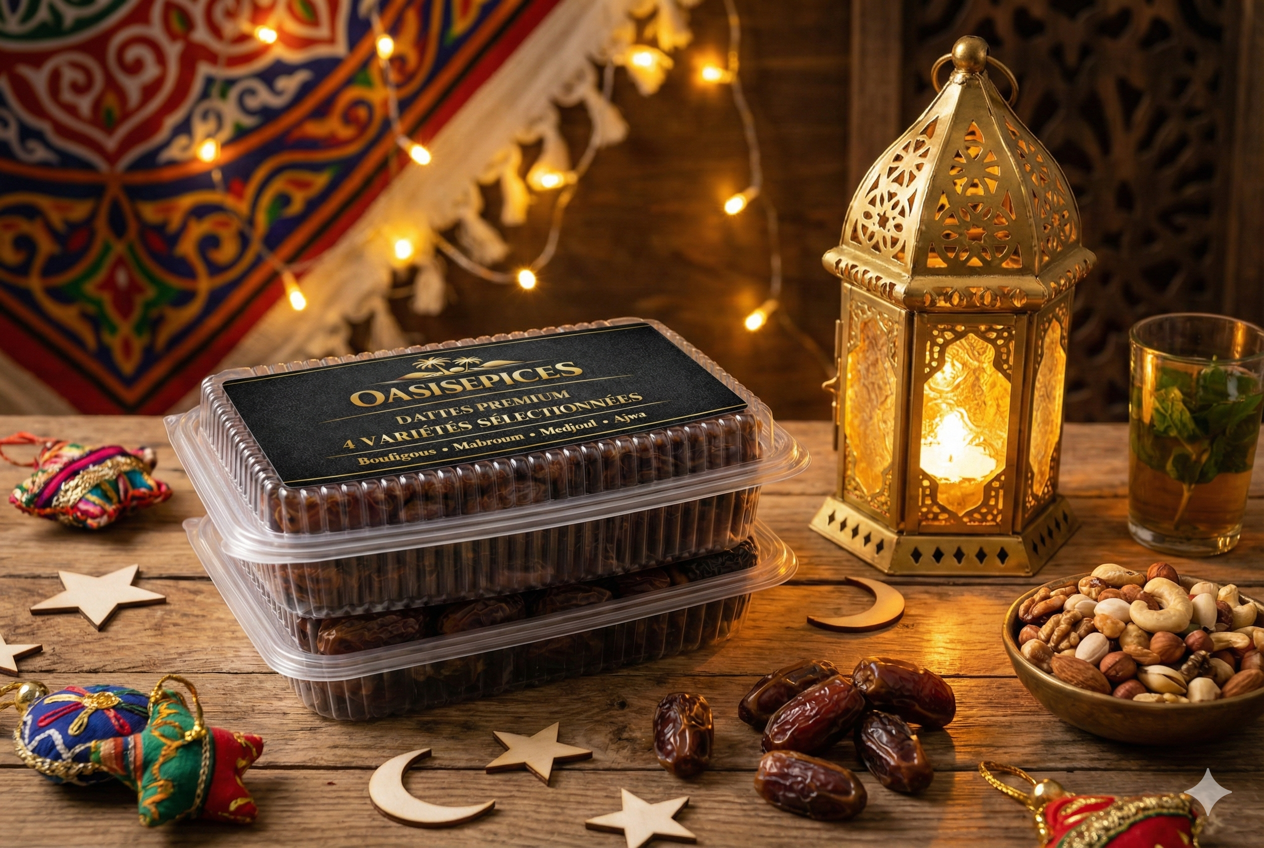 Dattes Premium – 4 Variétés Sélectionnées | Oasisepices